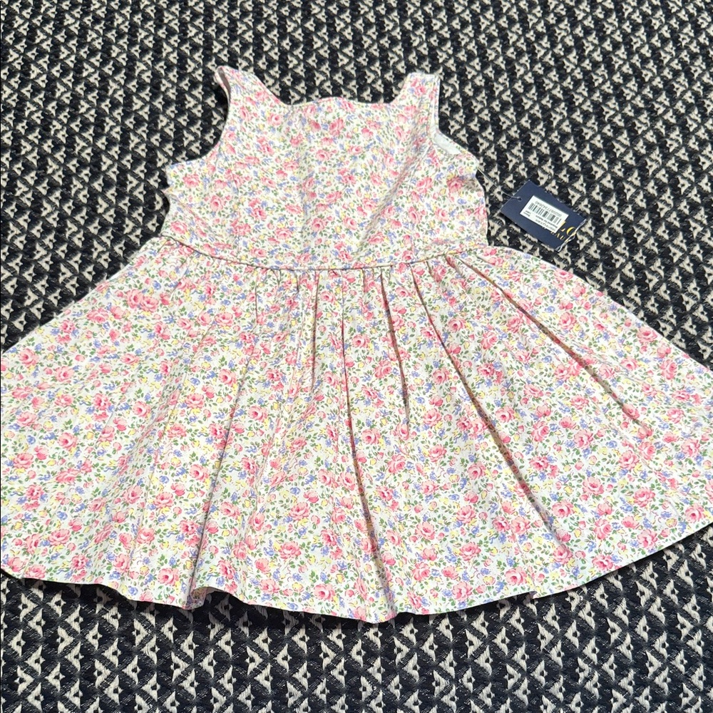 Ralph Lauren Pink Floral Kids Dress